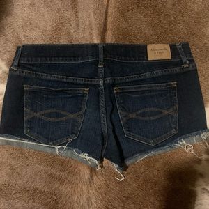 Abercrombie & Fitch dark jean shorts